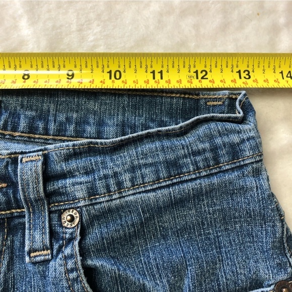 Ikeda 700 Series Denim High Rise Straight Leg Medium Wash Jeans Size 28 - Picture 9 of 12